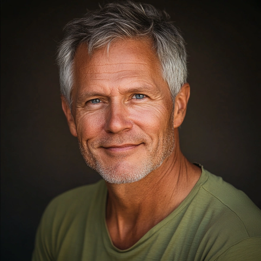 Василь Коваленко - інструктор з йоги на стільці